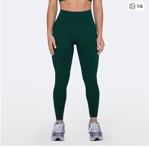 SET Active Sculptflex Leggings in Mojito Deep Green Size S Worn Twice